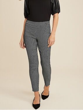 NWT Maurice’s Bengaline Geo Sparkle Mid Rise Skinny Dress Pant, M